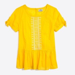 J Crew Peplum Top Size 0 NWT